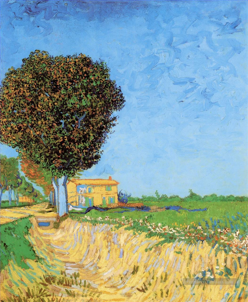 Une ruelle près d’Arles Vincent van Gogh Peintures à l'huile
